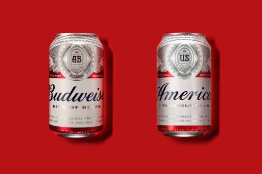 Budweiser becomes America temporarily.