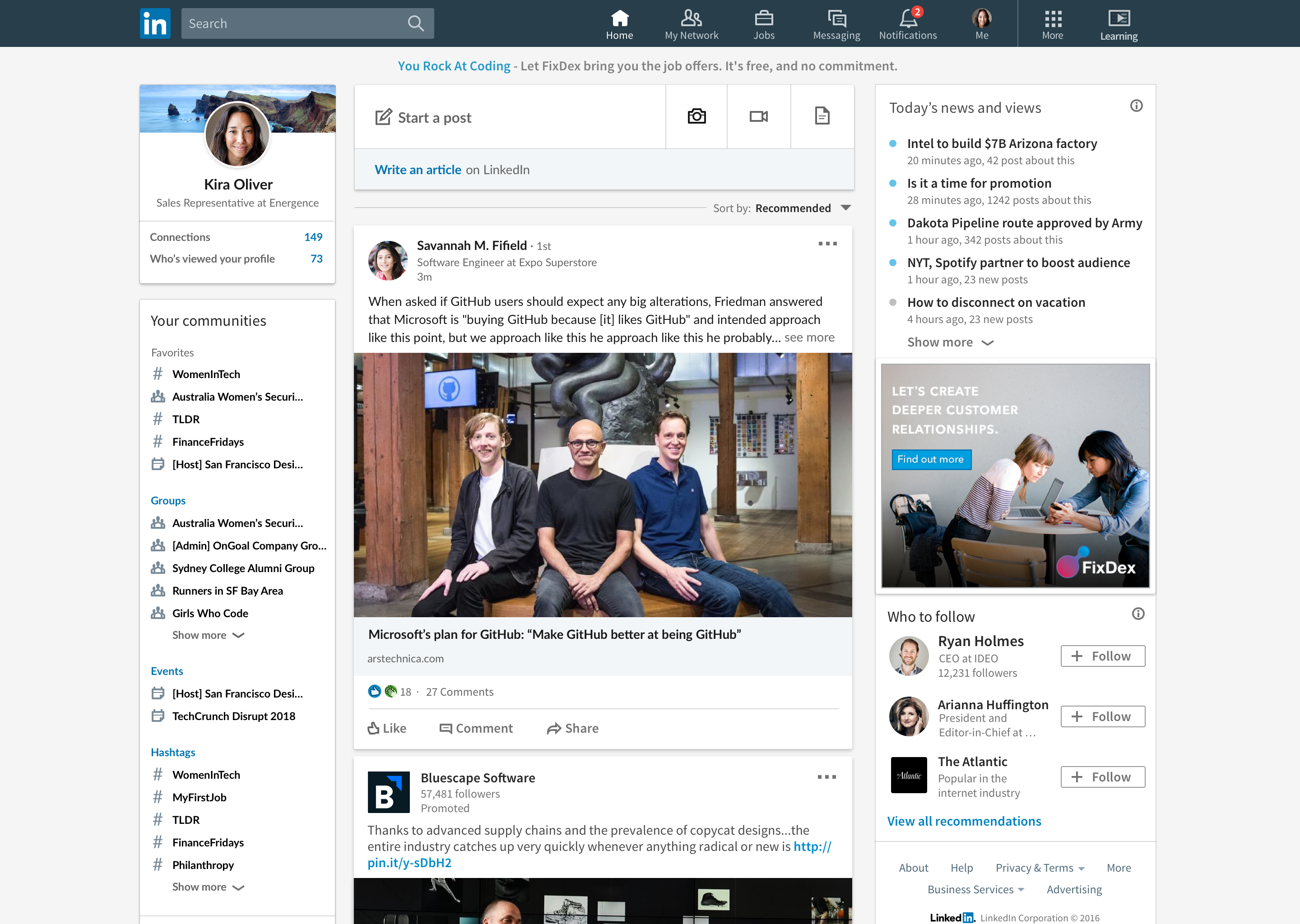 LinkedIn Changes its Algorithm to Surface More Personalized Content